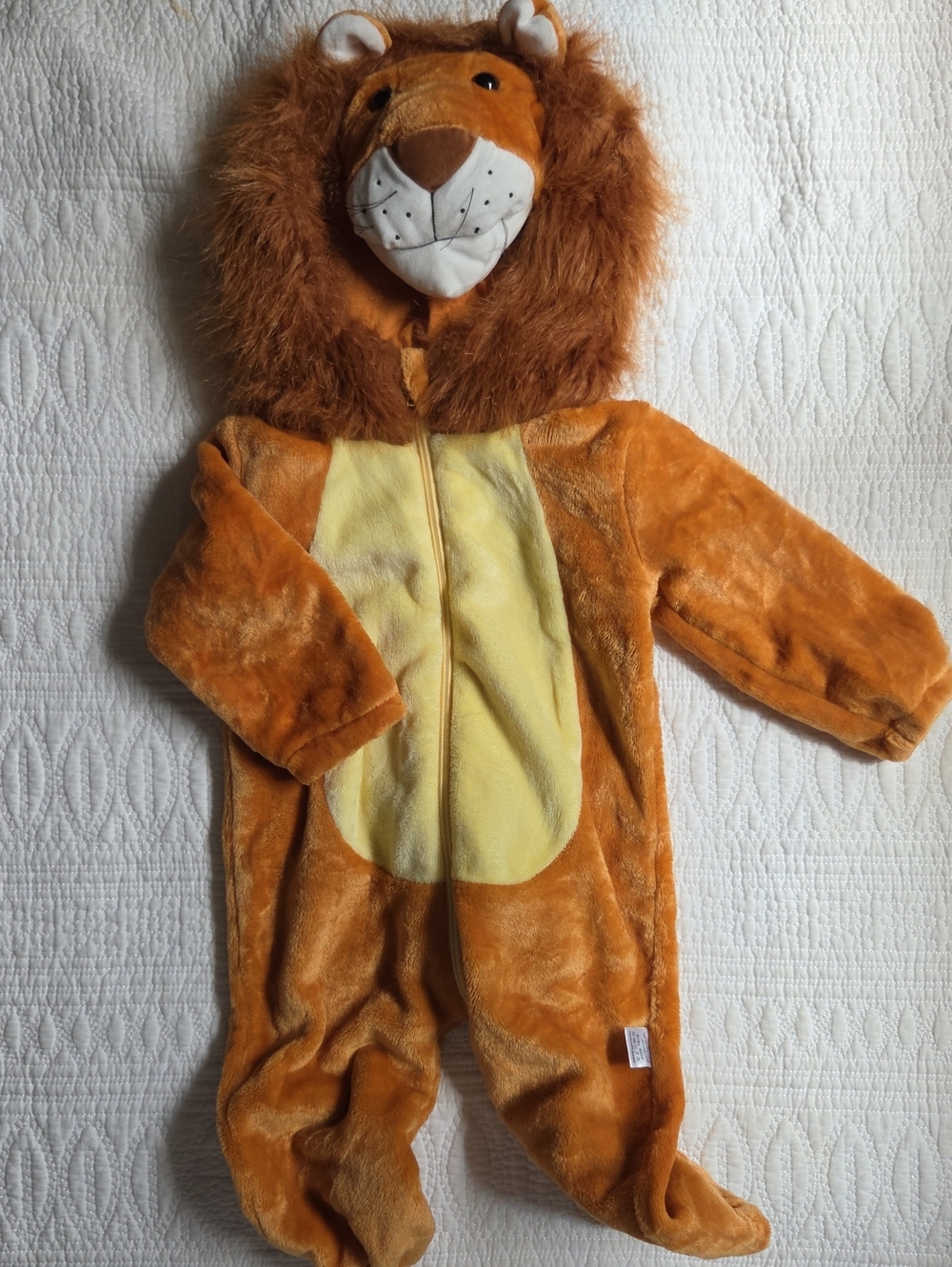 Lion Costume 18M Plush Hooded One-Piece